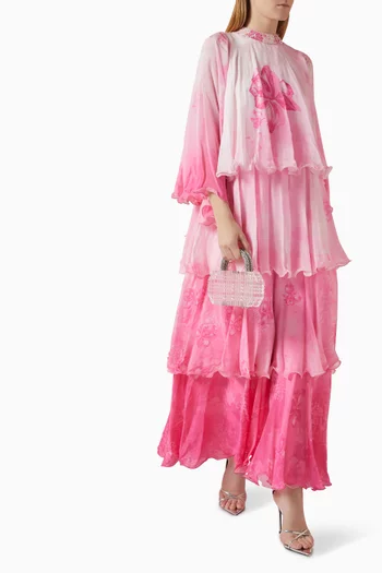 Tiered Maxi Dress in Chiffon