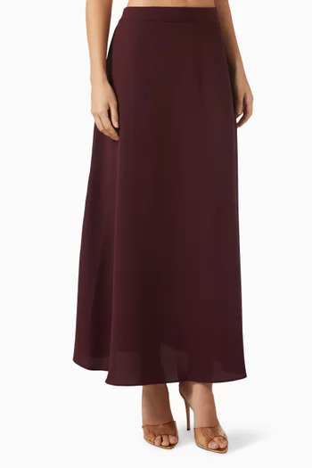 Midi Flared Skirt