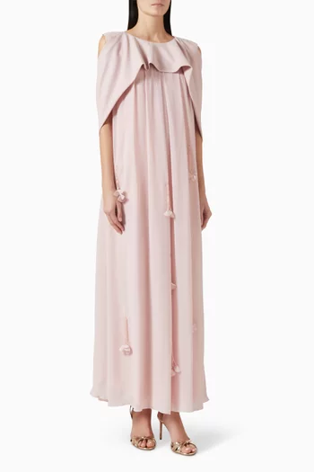 Draped Tassel Dress