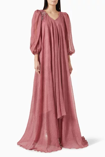 V-neck Maxi Dress