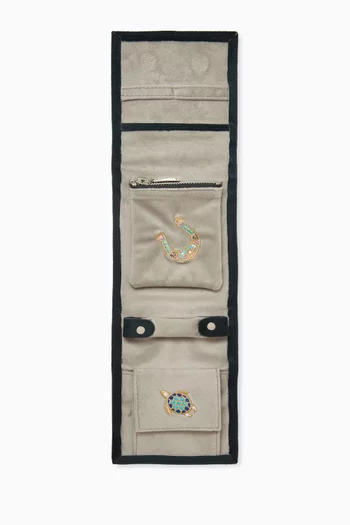 Handmade Velvet pouches, composed from silk, cotton, synthetic fabric.Weight : 104 gr Length: 10cm Width : 13 cm:GREY:One Size|219242708