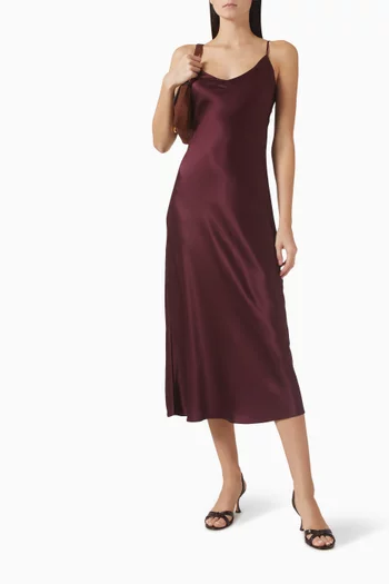 Taylor Slip Maxi Dress in Silk