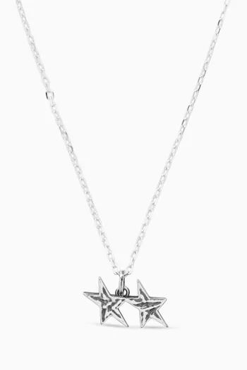 Signature Stars Necklace in Sterling Silver
