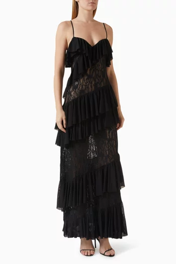 Cascase Tiered Dress