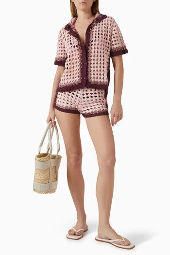 Garis Crochet Shorts