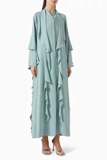 Crystal-embellished Abaya