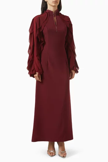 Crystal-embellished Gown