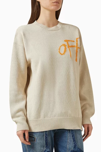 Bookish Shared Sweater in Cotton-knit