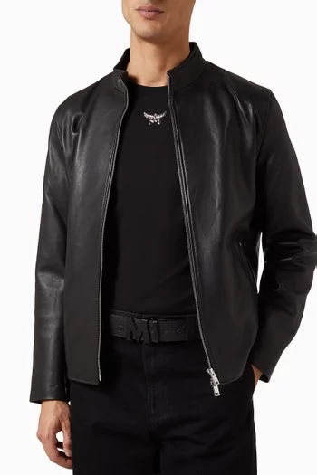 Claus M Belt in Visetos Leather