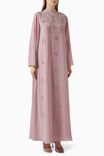 Embellished Kaftan in Chiffon
