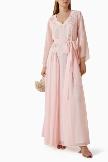 Embellished Kaftan in Chiffon