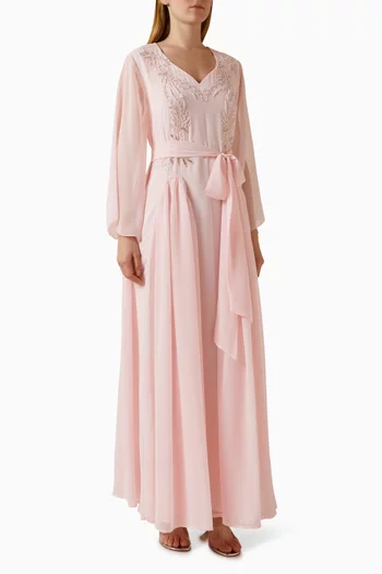 Embellished Kaftan in Chiffon