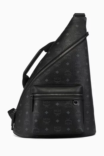 Medium Aren Sling Bag in Visetos Canvas