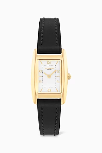 Reese Quartz Leather Watch, 20mm