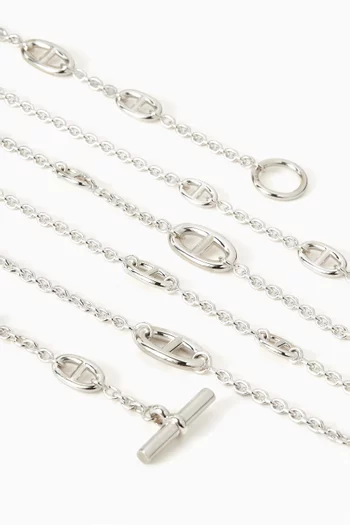 قلادة فاراندول طويلة فضة إسترلينية غير مستعملة