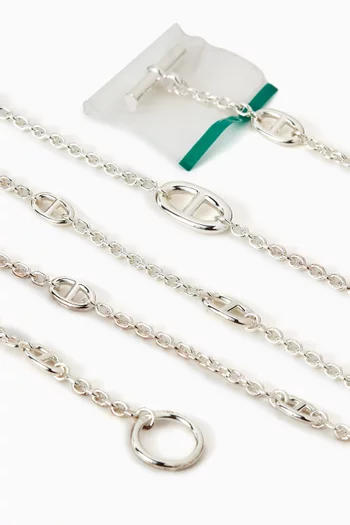 قلادة فاراندول طويلة فضة إسترلينية غير مستعملة