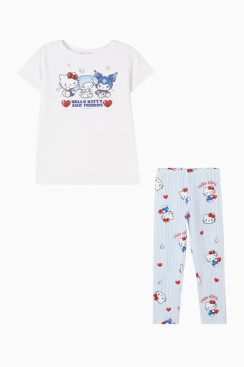 Hello Kitty Top & Leggings Set