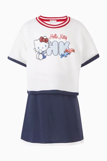 Hello Kitty Top & Skirt Set