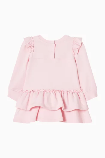 Fairy Ruffled Sweatshirt Dress