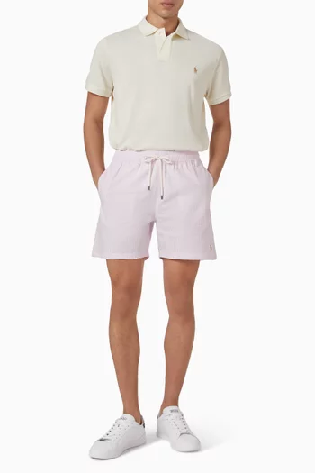Stripe Traveler Swim Shorts in Seersucker
