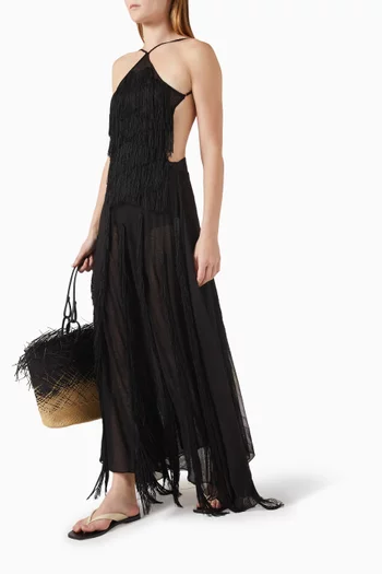 تنورة سيينا شفافة تول