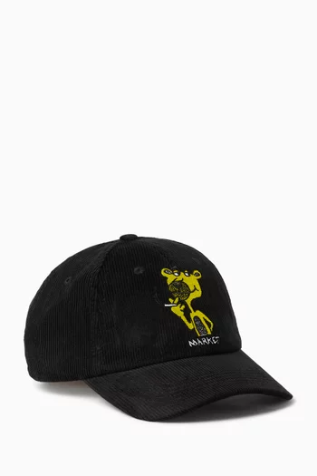 Panther Dad Cap in Corduroy
