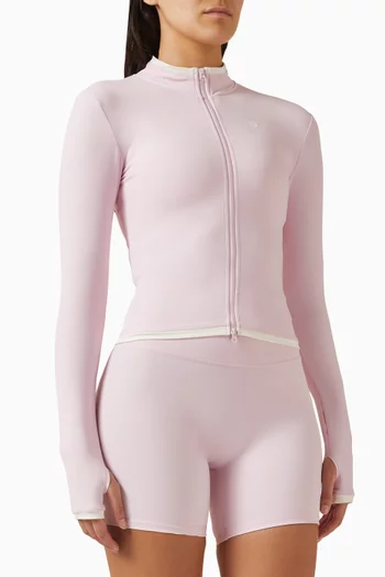 جاكيت لكس بالانس بسحّاب قماش فري فورم