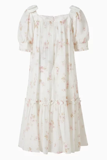 Magnolia Ditsy Chiffon Smocked Dress