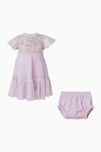 Confetti Dress & Bloomers Set