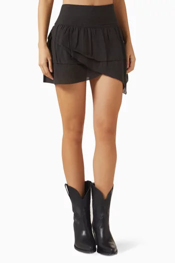 Asymmetric Mini Skirt