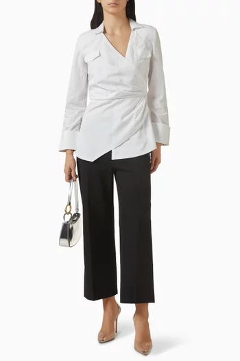 قميص لورين بتصميم ملفوف