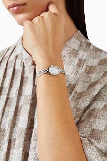 ساعة اوفيليا كوارتز ستانلس ستيل، 24 مم