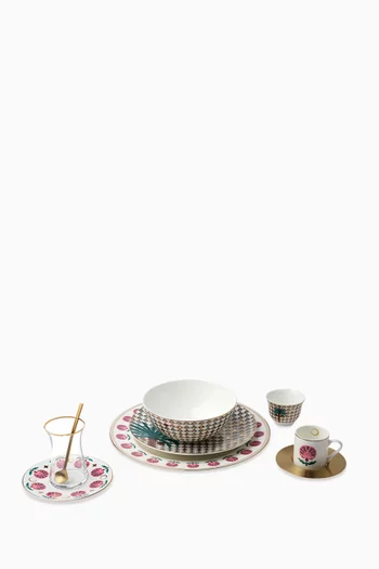 طقم فناجين قهوة صحارى روز، 6 قطع