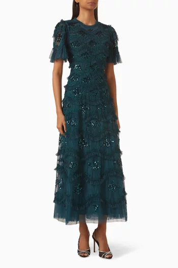 فستان سهرة ديزي ويف بطول الكاحل