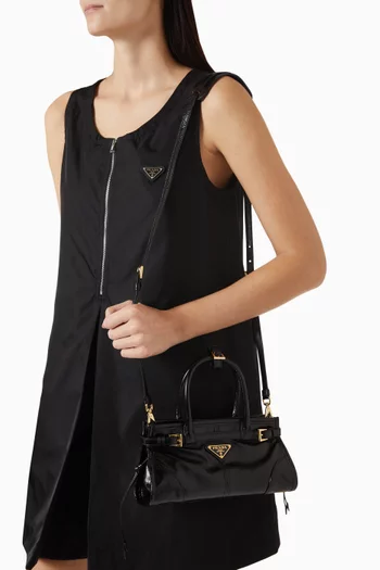 Mini Bonnie Top Handle Bag in Leather