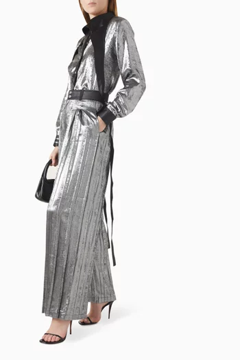 Metallic Long-sleeve Shirt