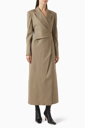 فستان بنمط جاكيت