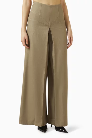 Wide-leg Pants