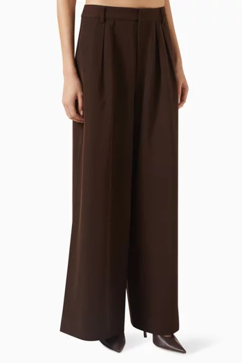 Pleaty Wide-leg Pants