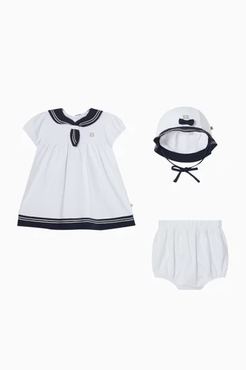 Sailor Dress & Hat Set
