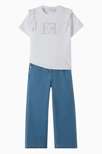 Straight-leg Jeans in Denim