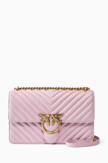 حقيبة كروس لوف ايكون ميني جلد مبطّن