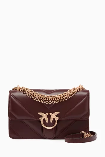 حقيبة كروس لوف وان تريبلا ميني جلد مبطن