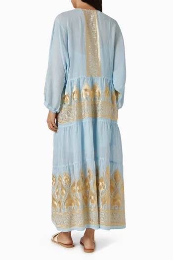 Embroidered Maxi Dress