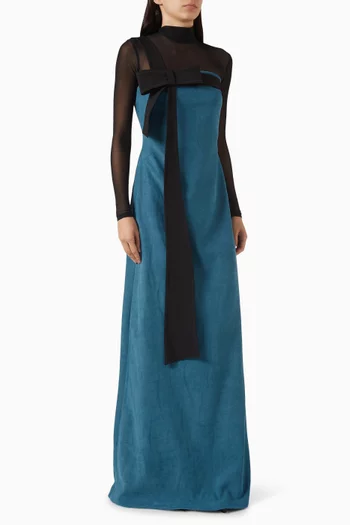 Trang Bow Maxi Dress