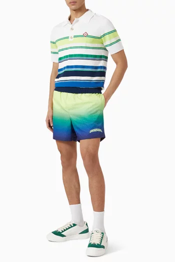 Gradient Monogram Swim Shorts
