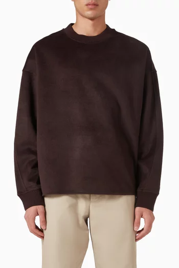 سترة قماش منسوج فضفاضة