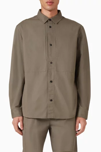 قميص قطن بأزرار