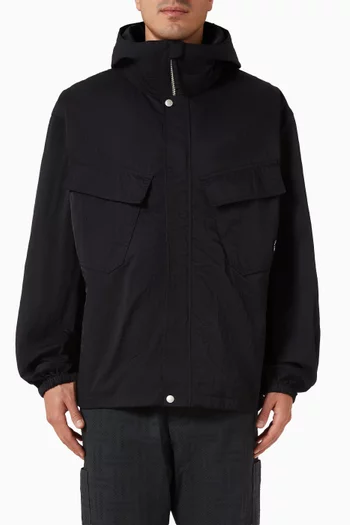 جاكيت ويندبريكر بتطريز زهرة بوكي 2.0