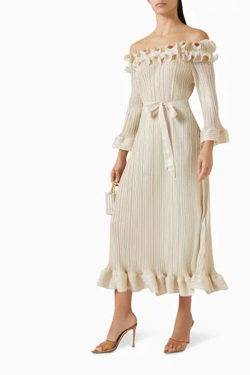 Micayla Pleated Midi Dress